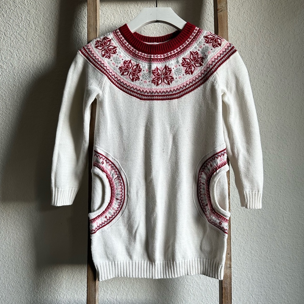 Gymboree Winter Sweater Dress Sz: 6